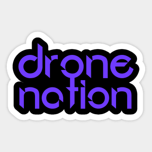 Drone Purple Sticker